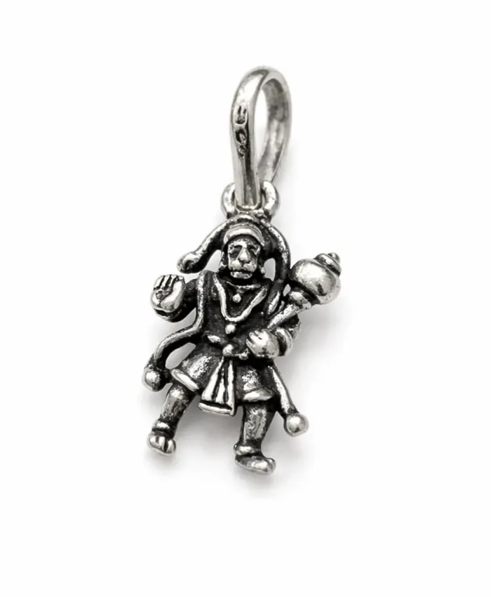 925 Sterling Silver Lord Hanuman Ji Idol Locket