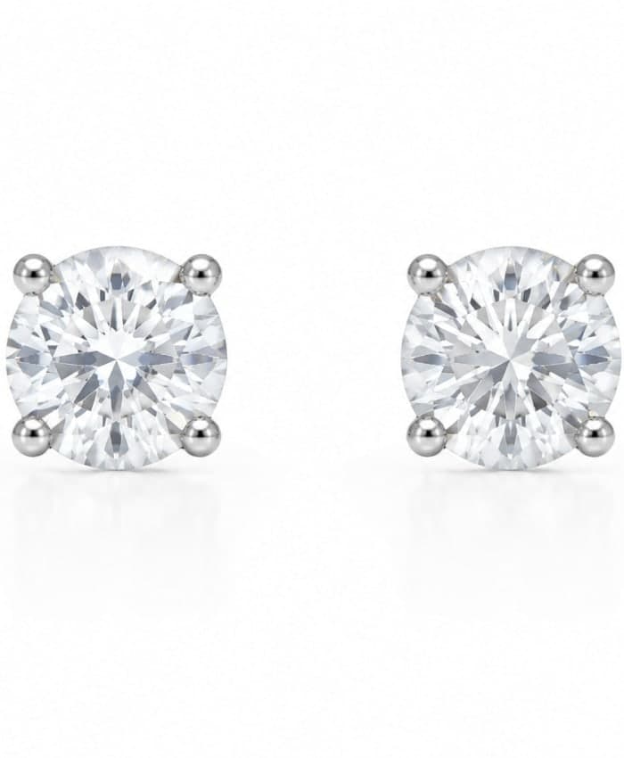 925 Sterling Silver Eternal Solitaire Studs