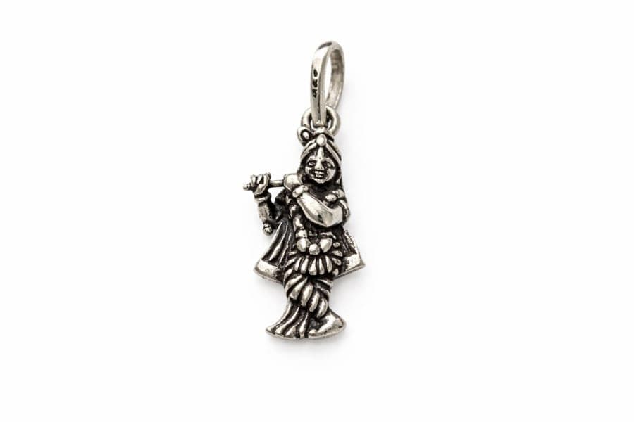 925 Sterling Silver Lord Krishna Ji Locket – 925 sterling silver jewellery by SIVAAH