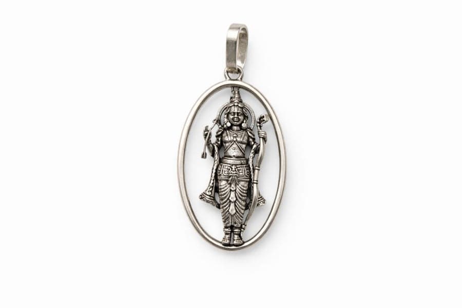 925 Sterling Silver Lord Ram Ji Locket – 925 sterling silver jewellery by SIVAAH
