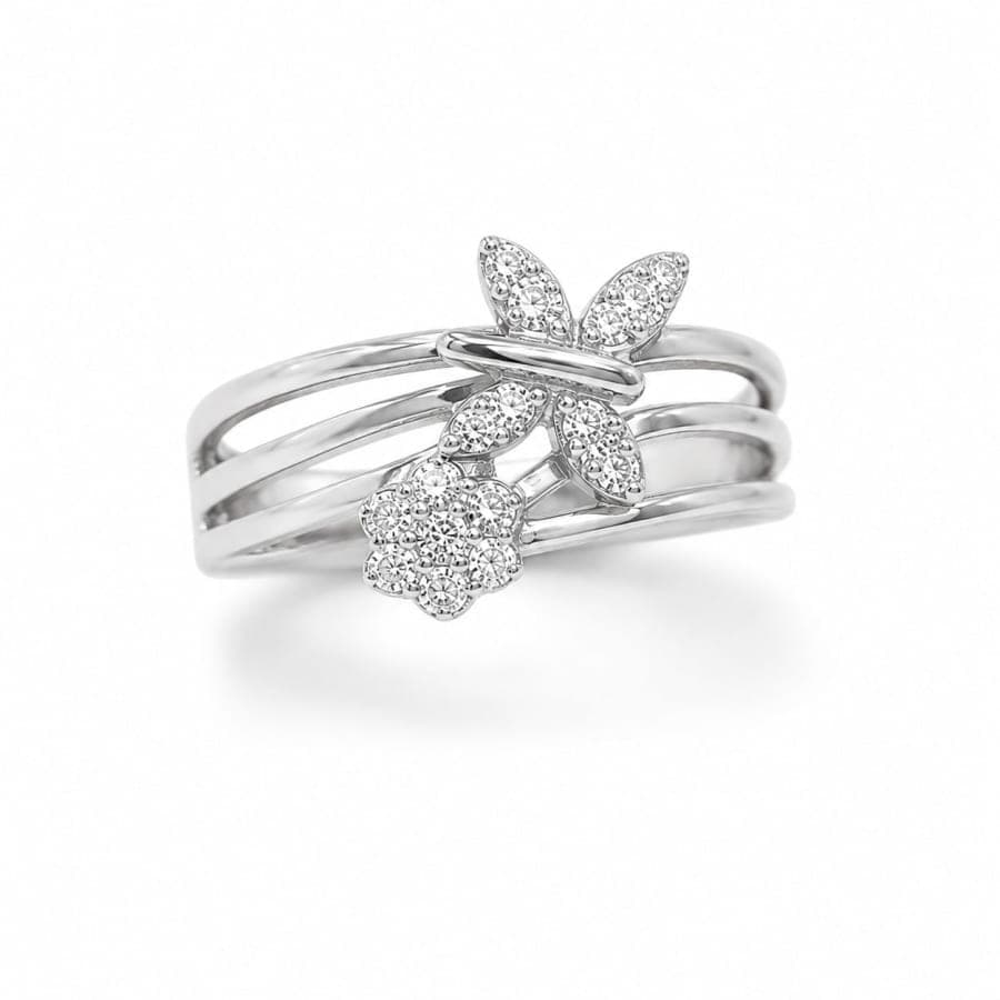 925 Sterling Silver Enchanted Garden Multi-Strand Ring – 925 sterling silver jewellery by SIVAAH